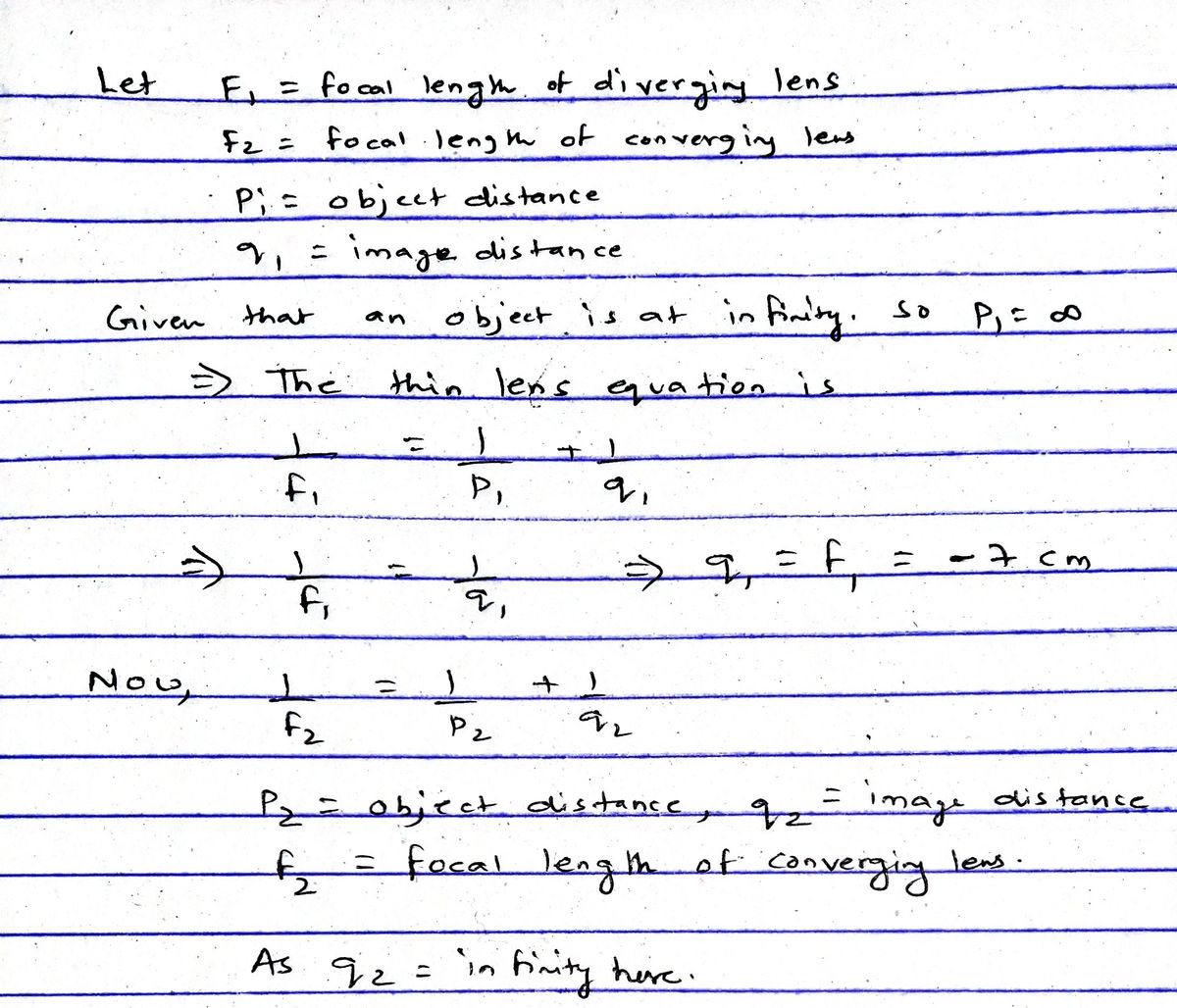 Physics homework question answer, step 1, image 1